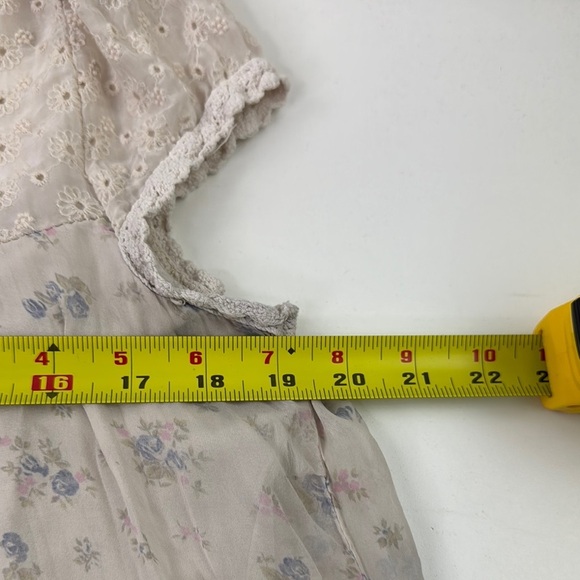 Elena Baldi Floral Lace Silk Blouse - Picture 6 of 10